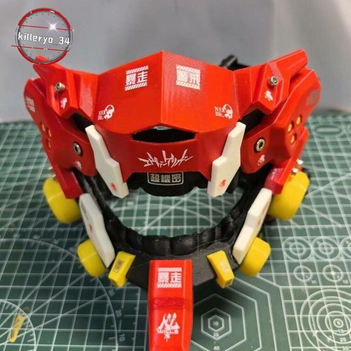 NEON GENESIS EVANGELION EVA-01 Mask cosplay props - Picture 12 of 12