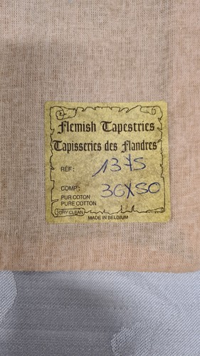 Carcassonne Belgien Flämischer Wandteppich Vintage Made In Belgium - Bild 6 von 10