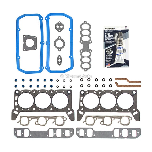 Комплект прокладок головки подходит для 89-93 Ford Thunderbird Cougar 3.8 VIN 4 - Изображение 2 из 4
