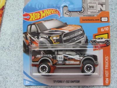 ford raptor hot wheels 2018