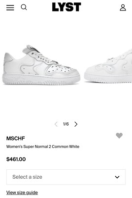 MSCHF Super Normal 2 “Common White” sizes 7 US | eBay MSCHF Super Normal 2 “Common White” sizes 7 US | eBay