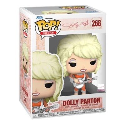 Funko Dolly Parton POP! Rocks Vinyl Figur #268 Neu/OVP