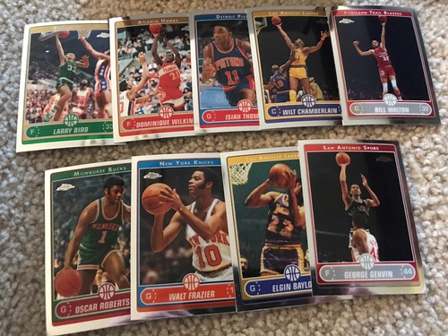 Juego completo de baloncesto cromado Topps 2006-07 1-210 +10 variaciones Kobe LeBron casi nuevo - Imagen 4 de 5