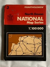 Bartholomew, National 1:100 000 Map, North Devon, no 3