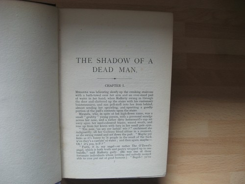 Thomas W Hanshew The Shadow of a Dead Man 1906 1st rare early crime Cleek author - Imagen 6 de 8