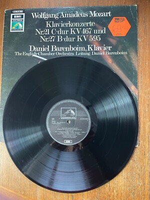 独LP Daniel Barenboim Mozart: Sinfonien Nr.33 B-dur Kv 319 Nr.36 C-dur Kv 425 Linzer 1C06302065 ELECTROLA /00260 Mozart, Daniel Barenboim, The English Chamber Orchestra