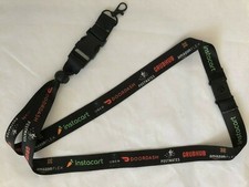 UberEats Lanyard, Multi Brand Lanyard, Keychain, ID Holder, Gigs, Delivery, NEW 