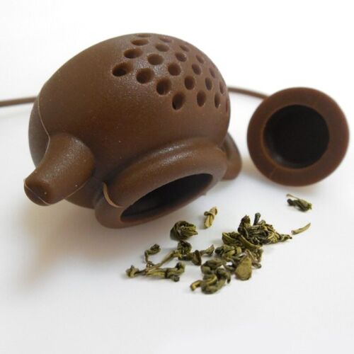 Creative Teapot-Shape Tea Infuser Strainer Tea Filter Reusable Silicone Teaware - Picture 20 of 28