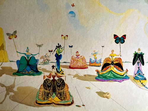 Salvador Dali Lithograph COA Original Signed op Numbered A Hand Dali - Picture 3 of 14