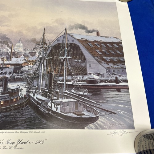 Tom W. Freeman "Mr. Lincoln's Navy Yard" Verlag Proof signiert und nummeriert - Bild 5 von 13