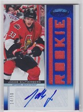 2012-13 Certified Mirror Blue #186 Jakob Silfverberg Jersey Autograph RC 14/50