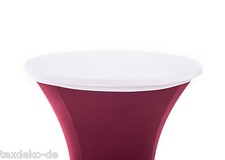 Topcover Belana  Stretch-Zusatzbezug für Stehtische Bistrotische (Tischplatten)