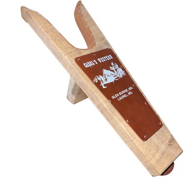 Boot Remover Jack Wooden Pine Cowboy Worker Farmer Shoe Boots Puller Advertising