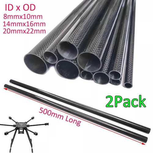 3K Aerospace Grade Carbon Fiber Round Tube Carbon Fiber Fibre Plate Panel Sheet - Picture 4 of 11