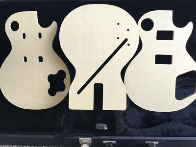 Les Paul Templates Burst Project 1959 Luthier .5'' Fits Gibson  Back Plates