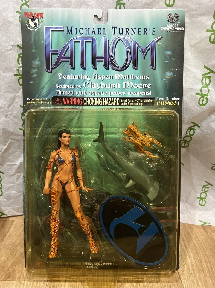 FIGURA DE MICHAEL TURNER'S FATHOM VACA SUPERIOR #CM9001 ¡TODAVÍA NUEVA EN EMBALAJE ORIGINAL! Foto 2 de 4