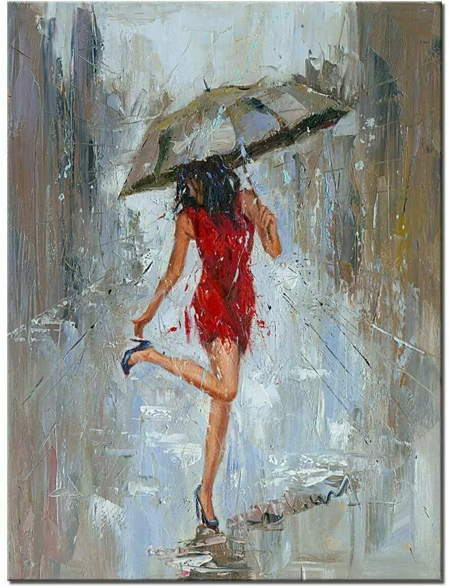Oil painting on canvas deals