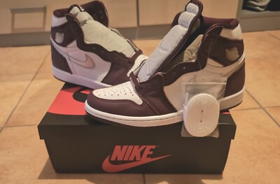 Nike Air Jordan 1 High Retro Bordeaux EU 42 US 8.5 Neu mit Karton