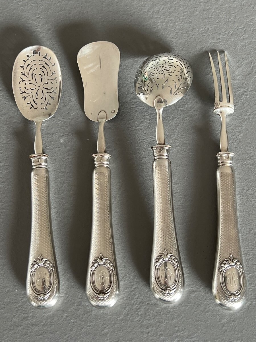 Beautiful Sterling Silver Service Minerva Mark By