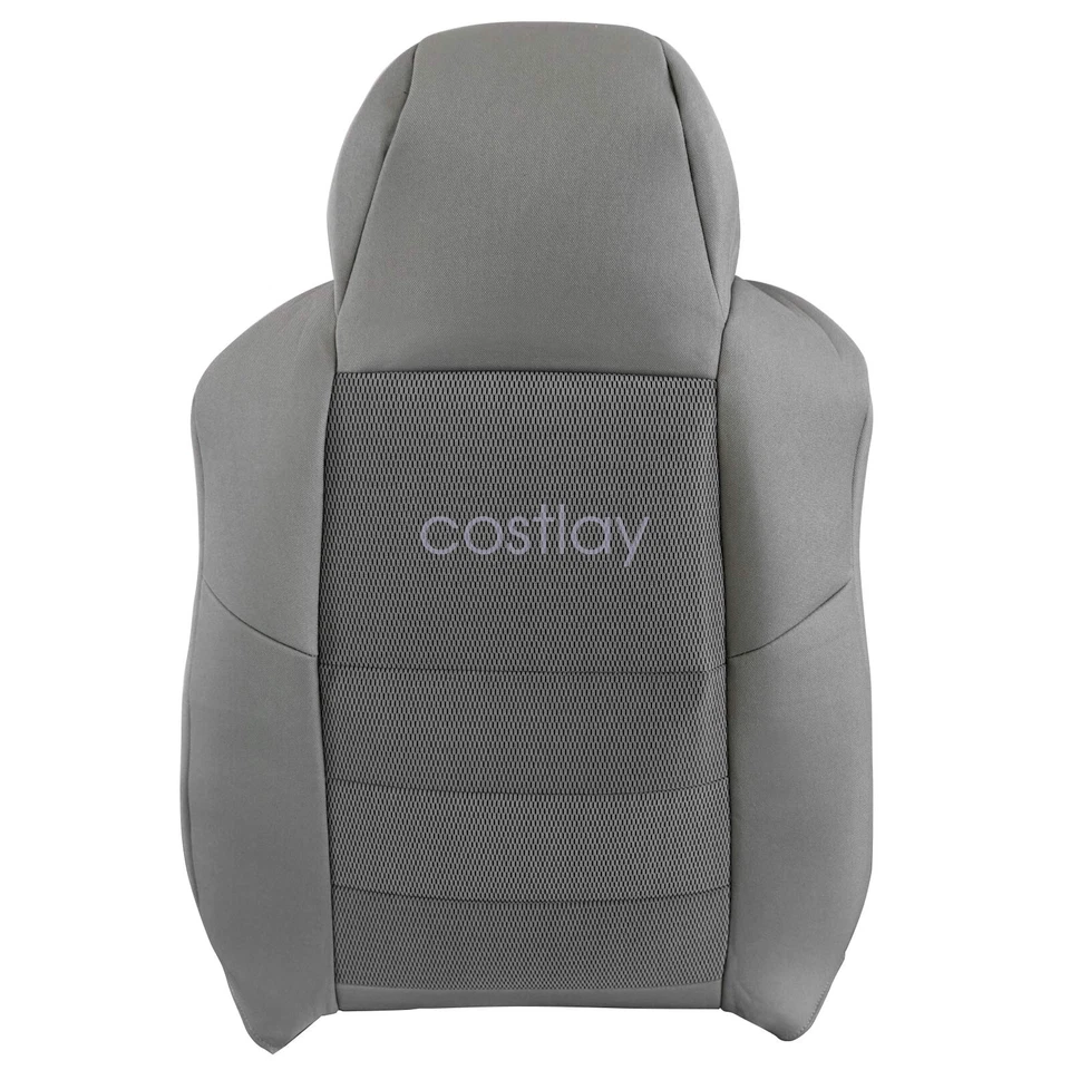 For 2003-2007 Ford F250 Super Duty XLT XL Front Seat Cover Gray / Foam Cushion - Image 4 of 4