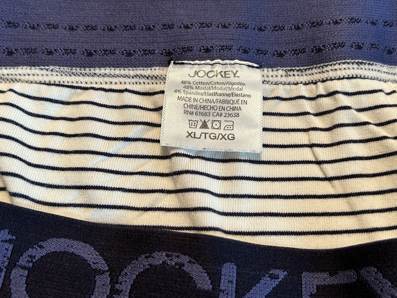 Vintage Jockey Pouch Fly Front Men Briefs X Large Style 61683 New