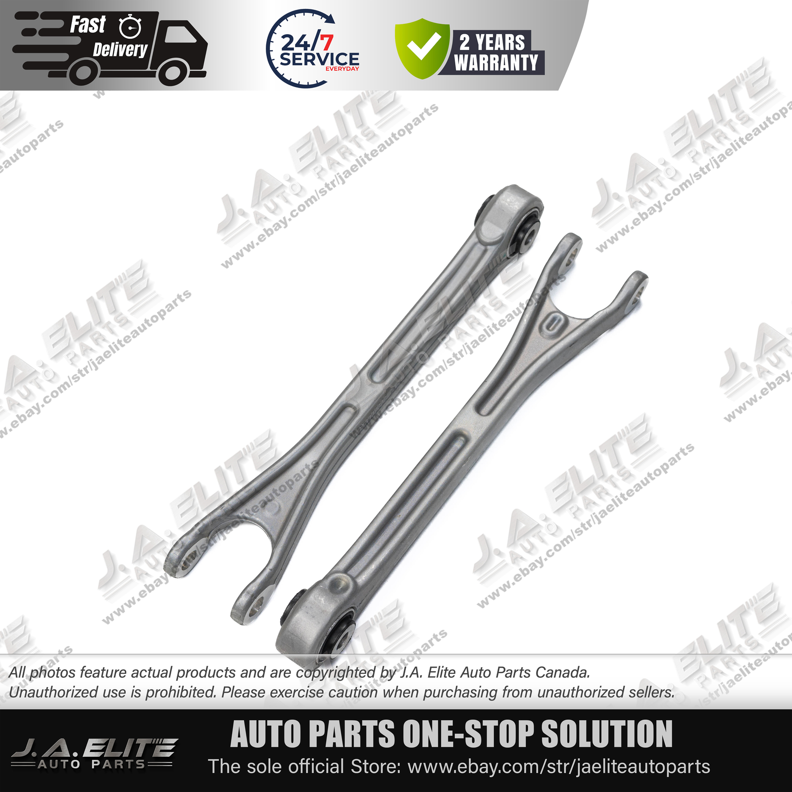 2pcs Rear Control Arm Wishbone fit Maserati Ghibli Quattroporte Levante670002808