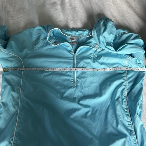 Sunice Women’s Gold Windbreaker Rain Jacket 1/4 Zip “Maria’s Valley” Size Xl - Picture 11 of 13