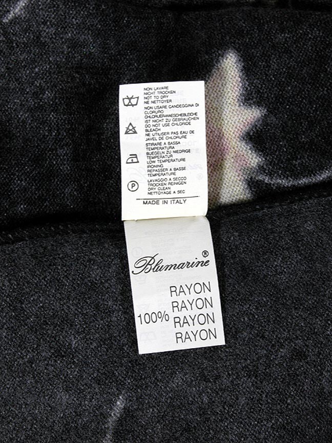 Blumarine Italy Wool/Silk/Cashmere Rose Cardigan … - image 10