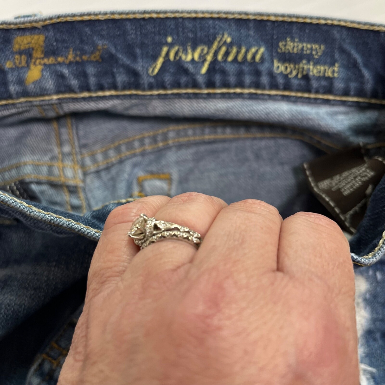 Artisan Patchwork Sashiko-Style Visible Mending J… - image 6