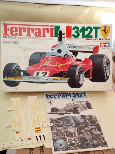 Tamiya 1/12 Ferrari 312T F1 Modellbausatz Niki Lauda 1975, teilmontiert - Bild 18 von 21