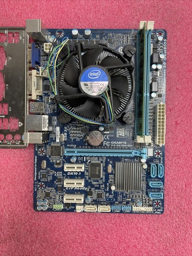 Gigabyte H61MA-D3V Motherboard Intel Pentium G850 2.9GHz 4GB RAM w/Shield - Afbeelding 6 van 8