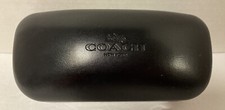 Coach Sunglass Hard Case Black Clamshell Eyeglass Case