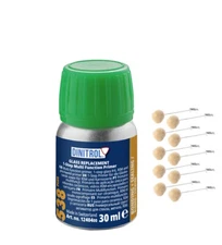 DINITROL 538 WINDSCREEN FITTING ADHESIVE GLUE 30ML CLEANER ACTIVATOR + 10 BUDS