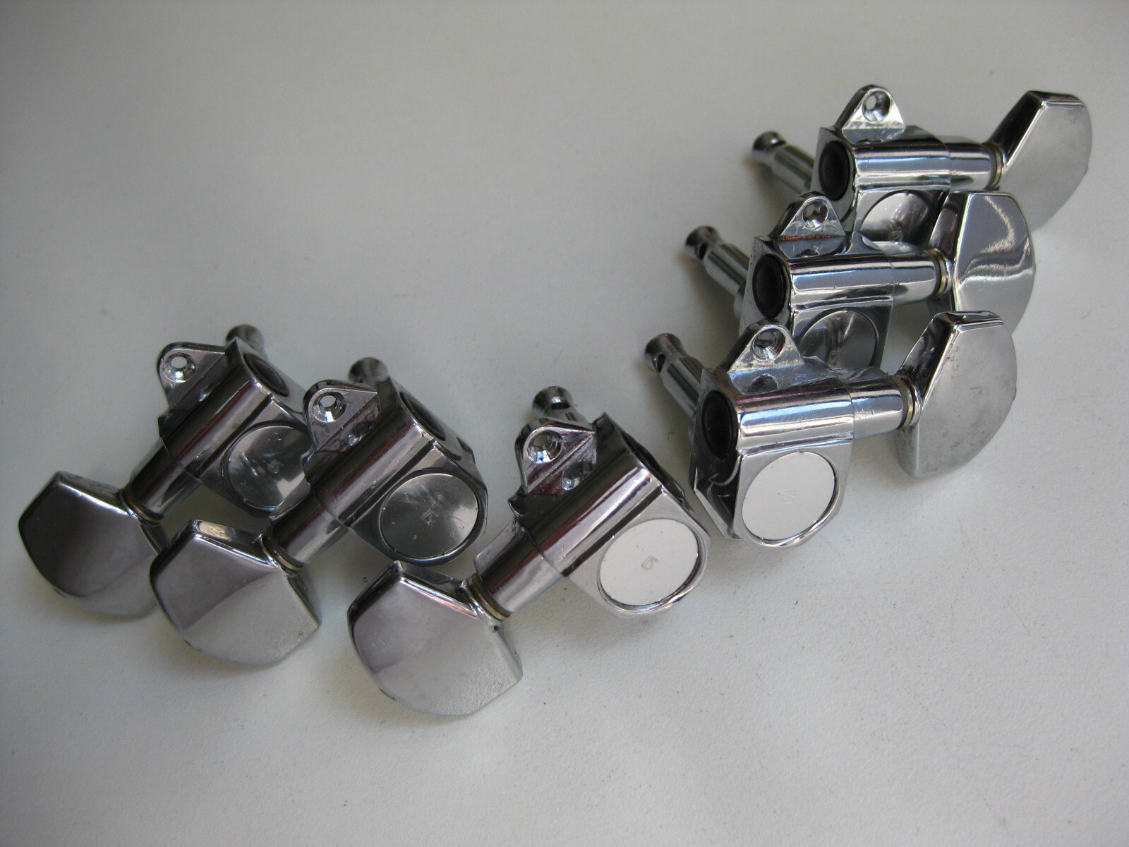 Vintage Teisco Greco Set of 6 Guitar Tuners for Project Japan