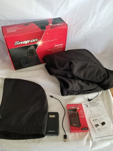 Snap On Heated Jacket With Hood & Battery Pack Men’s Size XXL
