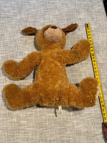 Toys R Us Dog Plush Brown Eye Spot Ears Puppy 24" Sits Floppy, VINTAGE 2010 - Picture 2 of 7