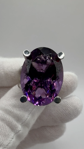 Sterling Silver 925 Massive Big Women's Ring 20.34g Beauty Excellence 7.5size - Video 1 of 1