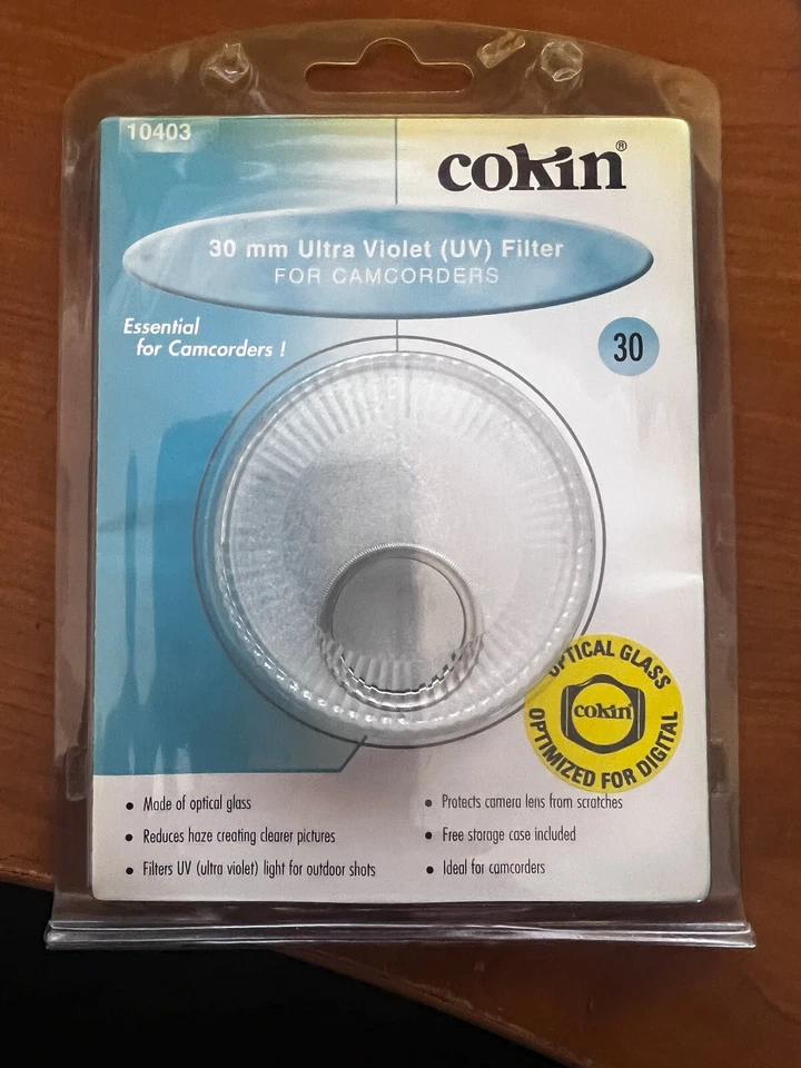 Cokin Neutral Density ND8 UV Camcorder Cameras Filter Sizes (25,30,30.5 or 58mm) - Image 2 of 4