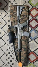 Tippmann US Army Alpha Black CAMO Elite Limited Edition Paintball Gun With Case