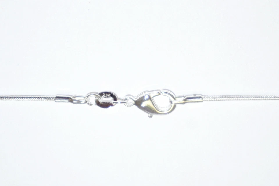 Silberkette mit ovalem gerahmten Opal-Anhänger - Bild 4 von 4