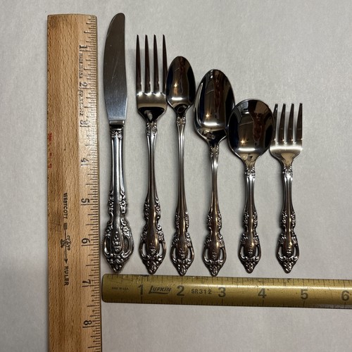 Oneida Community Brahms Youth Baby Infant Stainless 6 Pc Child Progress Set Lot - Picture 19 of 24