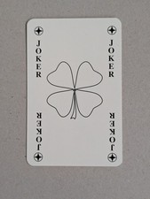 Carta da gioco singola - Joker - Quadrifoglio [52]