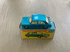 Vintage 1970 MATCHBOX SUPERFAST 64 MG 1100 BLUE  MINT IN  ORIGINAL Box