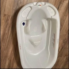 Extra Large Baby Bath Tub 2 Stage Infant To Toddler Pearl White PRIMO Eurobath