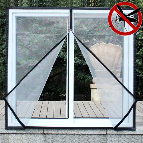 Self-adhesive Zipper Mosquito Net,anti-mosquito Net Window Screen,Mosquito Nets - Picture 3 of 30