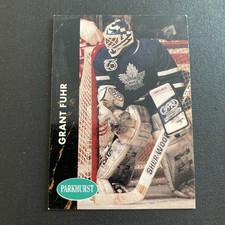 1991-92 Parkhurst Hockey Card #175 Grant Fuhr