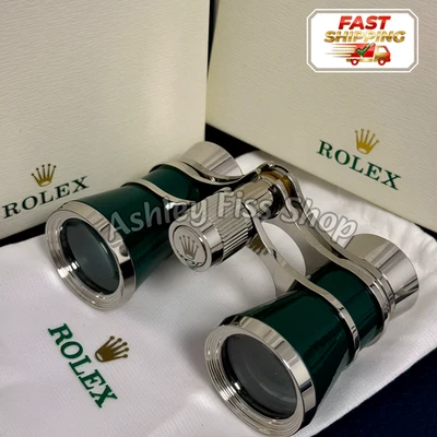 🔥 Rolex Grün Opernbrille Fernglas VIP Geschenk Selten Sammlerbox - Bild 1 von 4