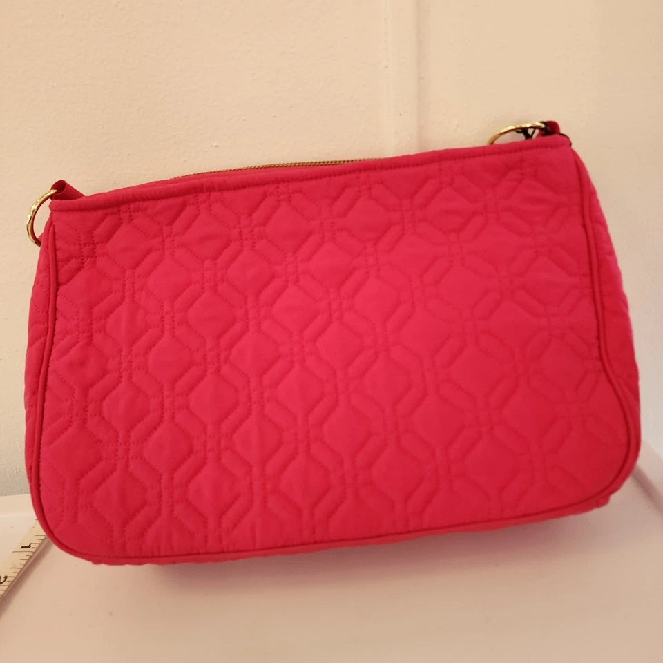 Cartera hobo acolchada rosa Bella Taylor nueva con etiquetas Foto 3 de 4