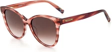 NEW Missoni MIS Mis0029 Sunglasses 01ZX Pink Horn 100% AUTHENTIC