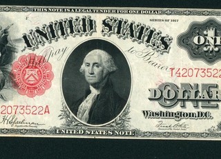 $1 1917 United States Note Legal Tender Sawhorse DAILY CURRENCY AUCTIONS